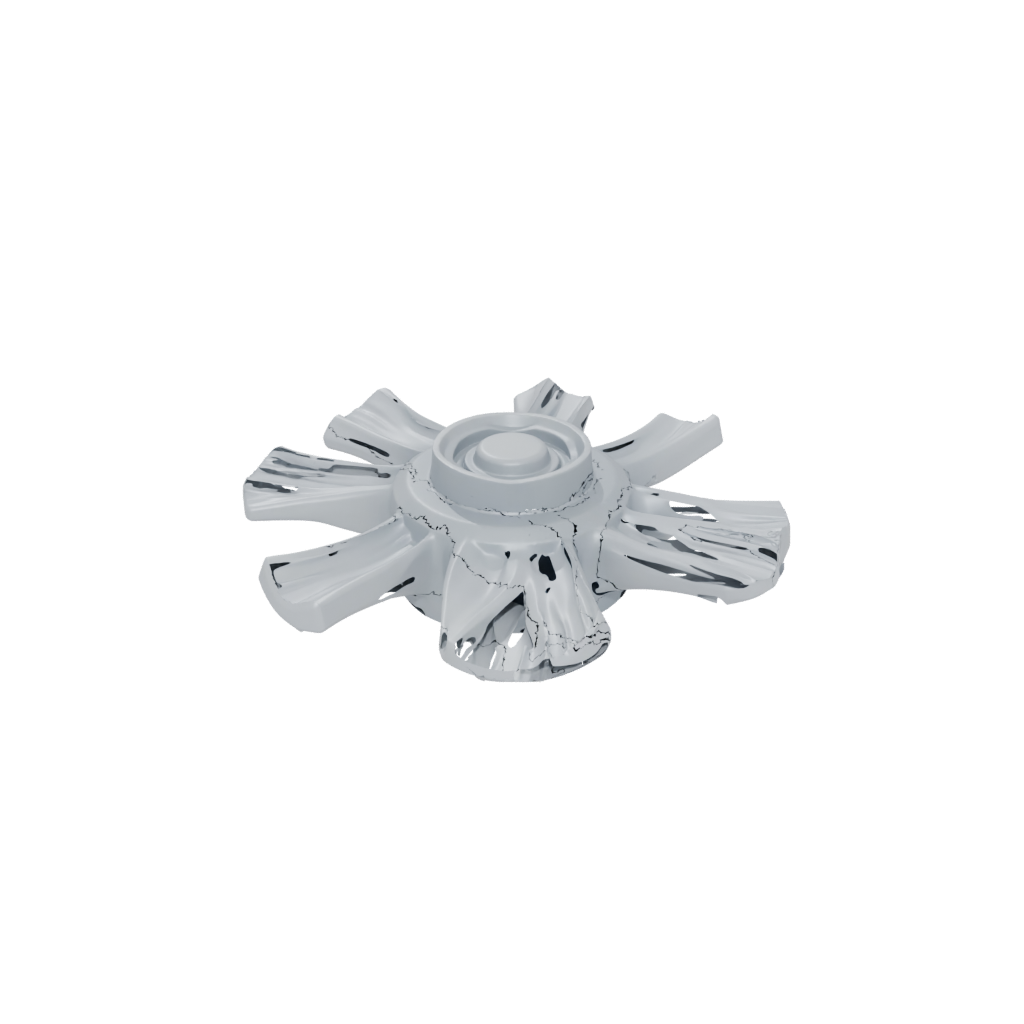 Pastel Textured Three-Prong Spinner