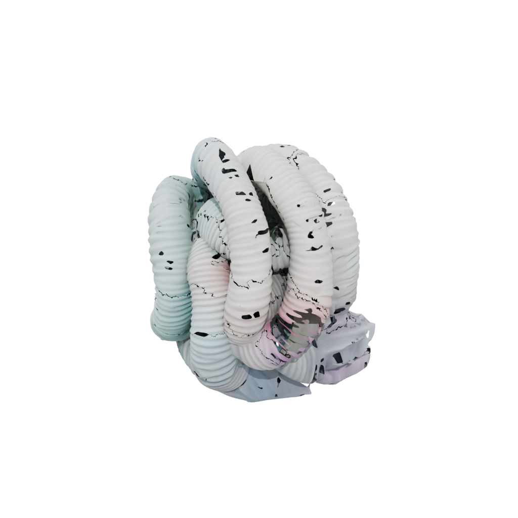 Pastel Textured Twisty Helix Toy