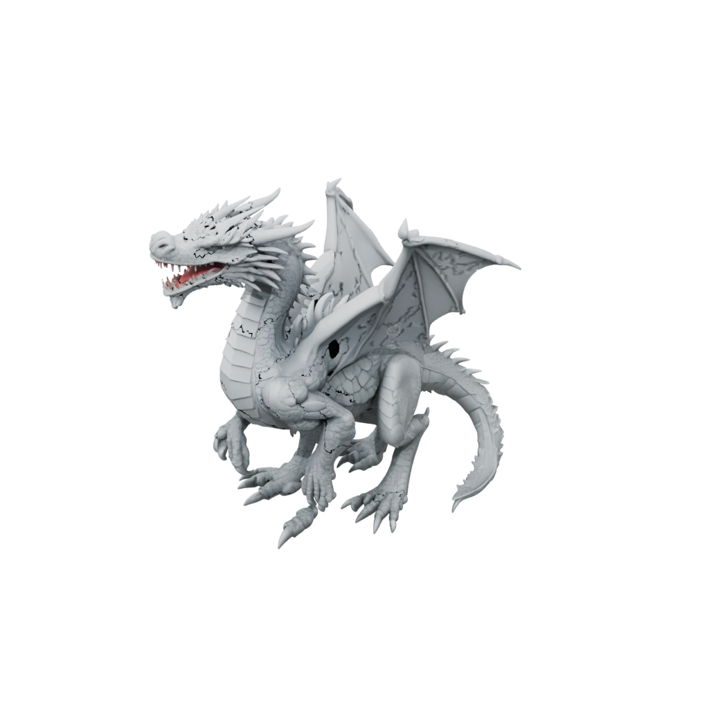 Soft Articulated Dragon Long