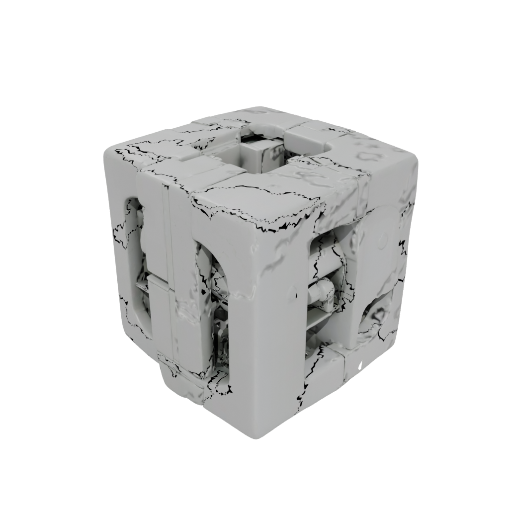 Soft Folding Hinge Cube