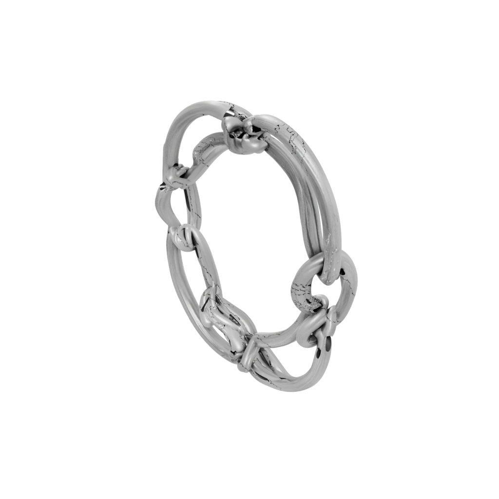 Soft Interlocking Ring Chain