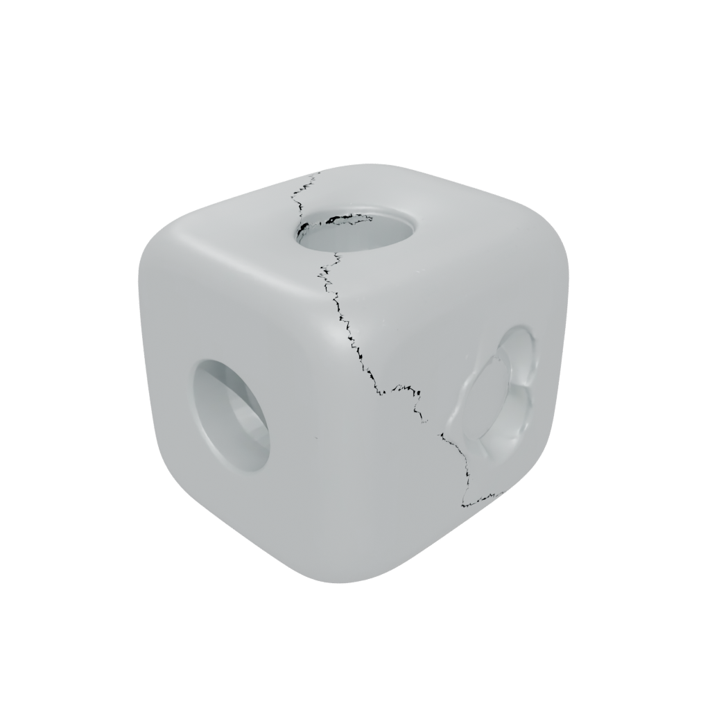 Soft Squeeze Stress Cube