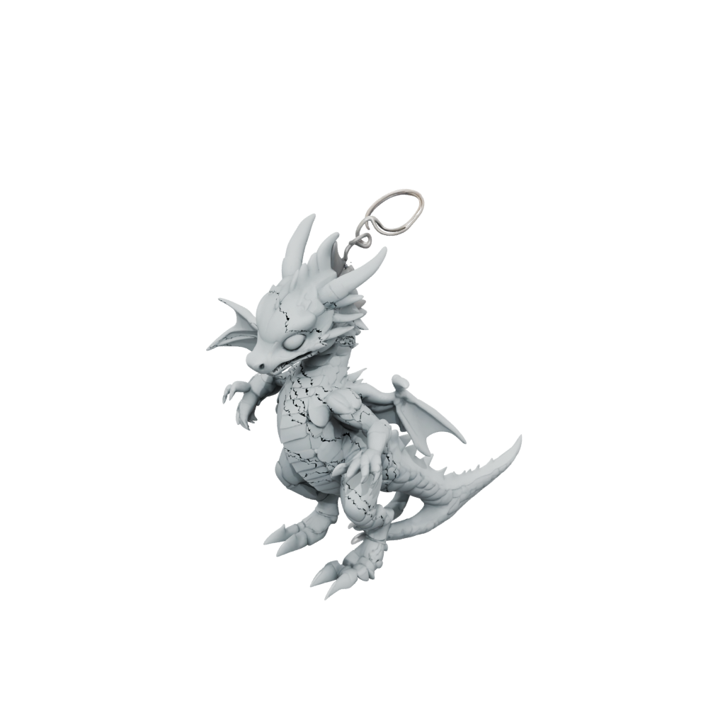 Articulated Keychain Dragonling