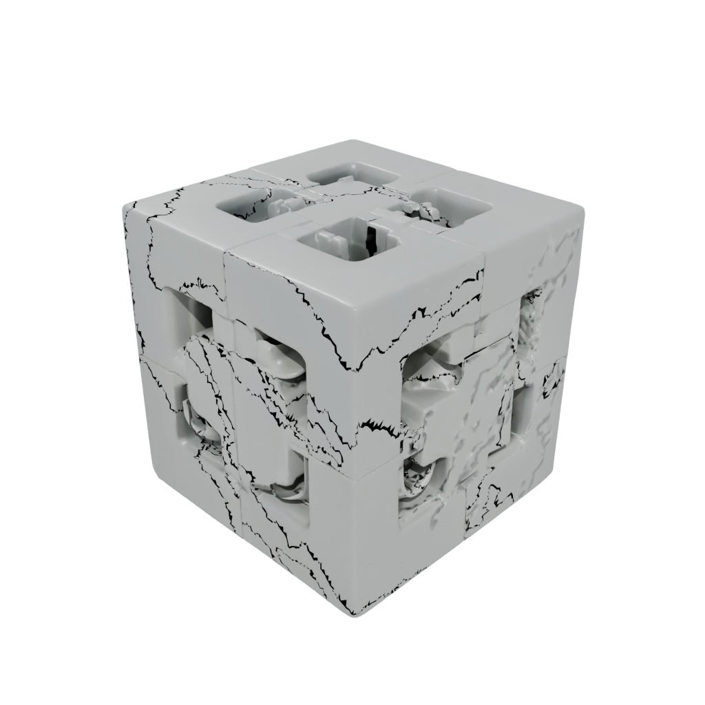 Magnet-Free Click Cube