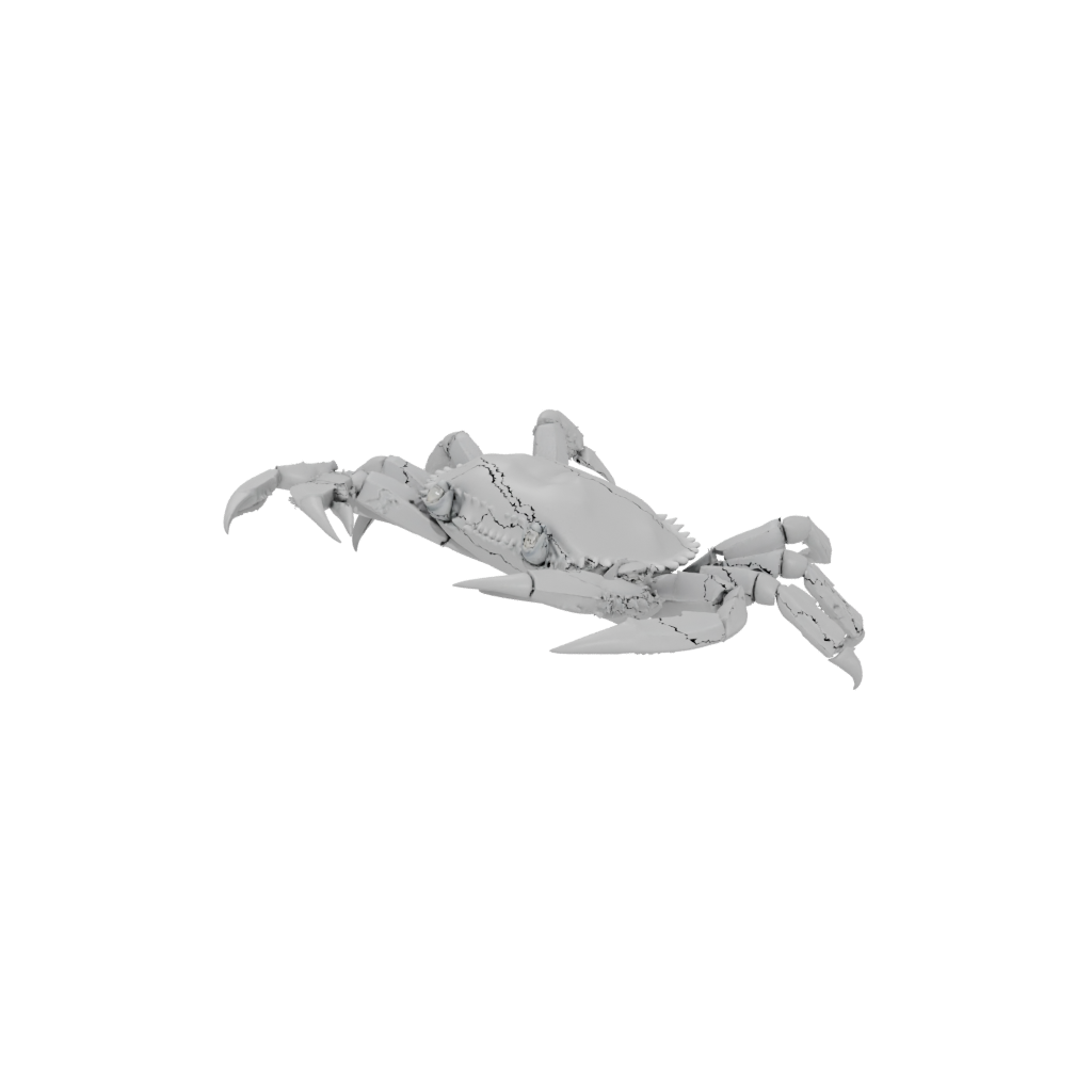Textured Articulated Crab