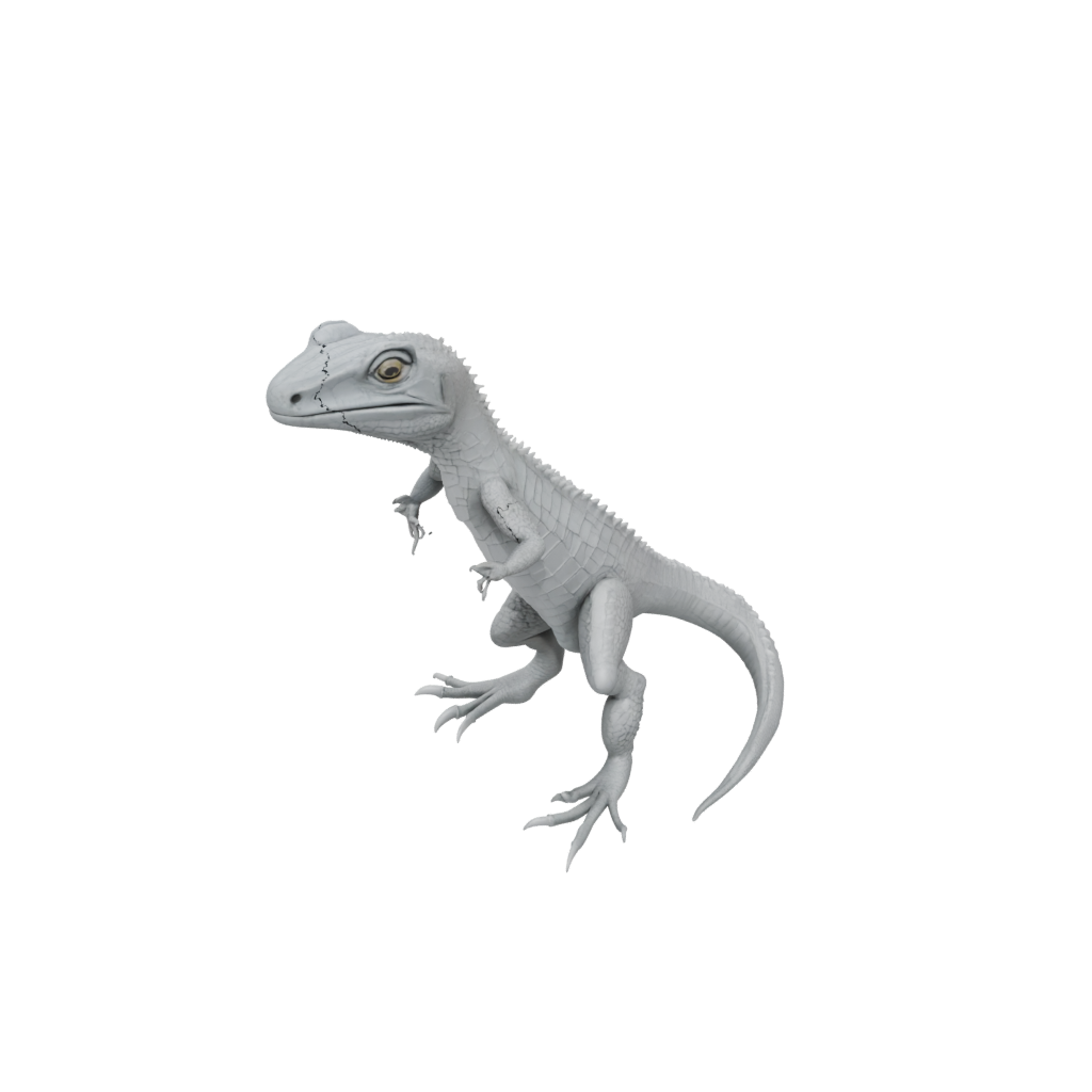 Textured Articulated Lizard
