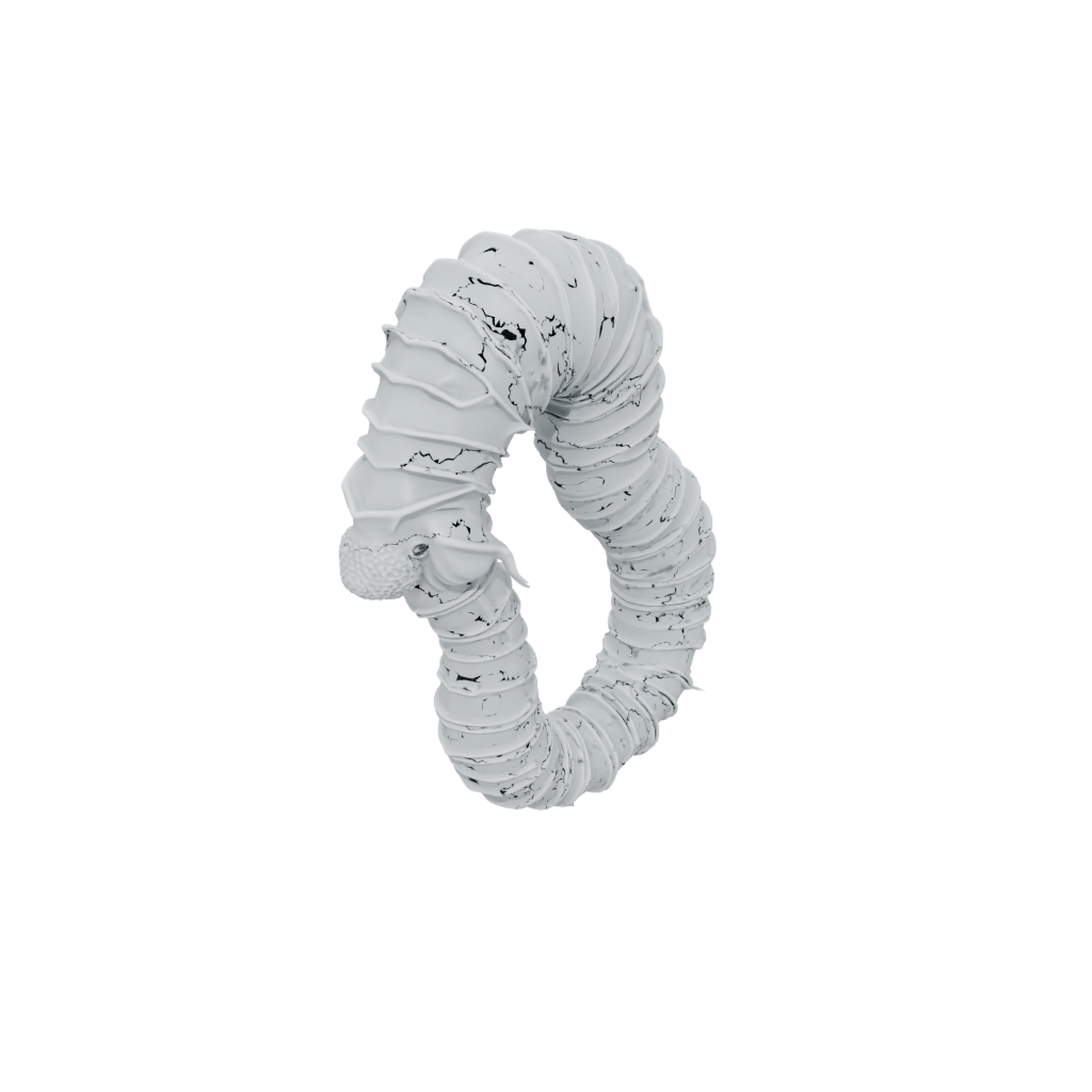Textured Articulated Worm