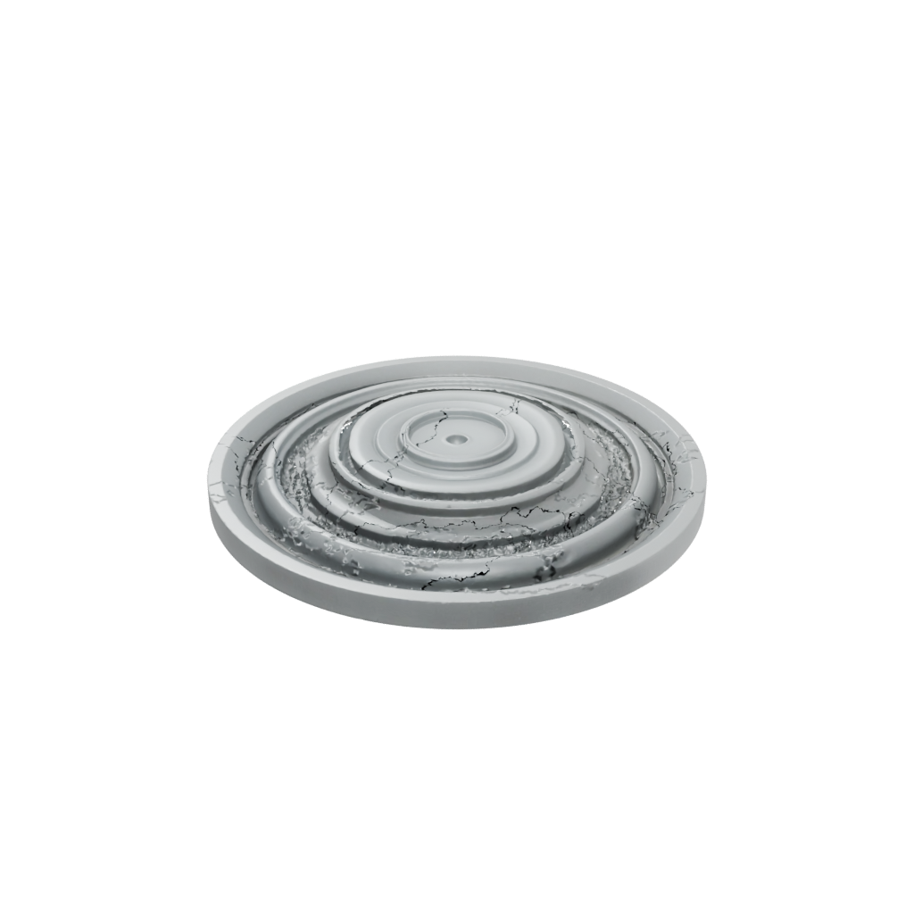 Textured Rolling Ball Track Coin