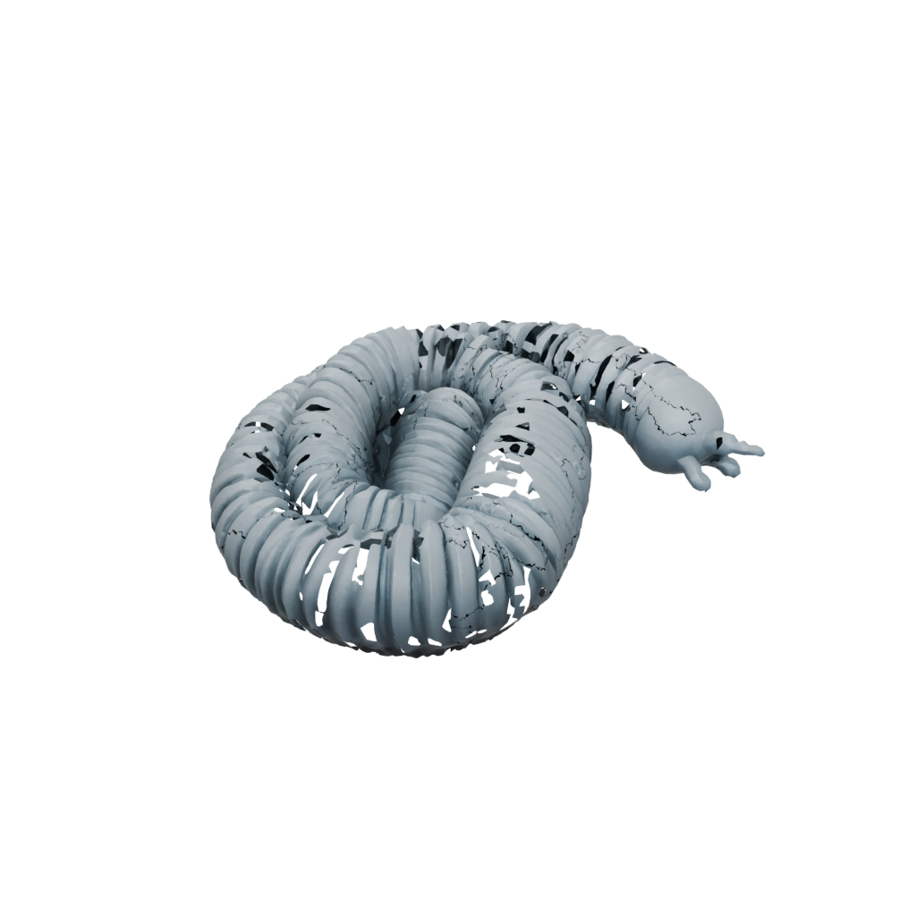 Woodgrain Pocket Articulated Millipede