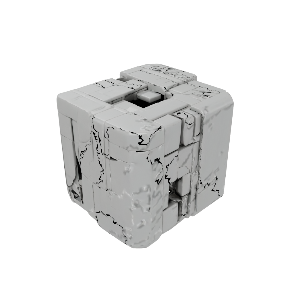 Woodgrain Pocket Folding Hinge Cube