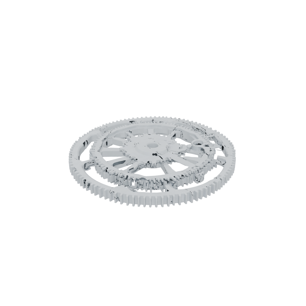 Woodgrain Pocket Gear-Train Fidget