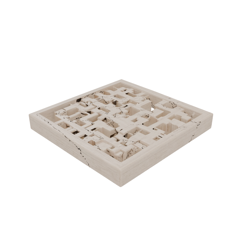 Woodgrain Pocket Marble Maze Pocket Puzzle