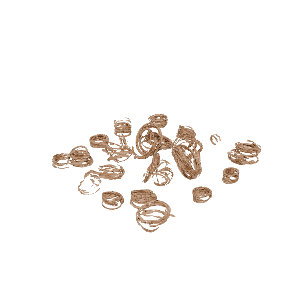 Woodgrain Pocket Nested Rotating Rings