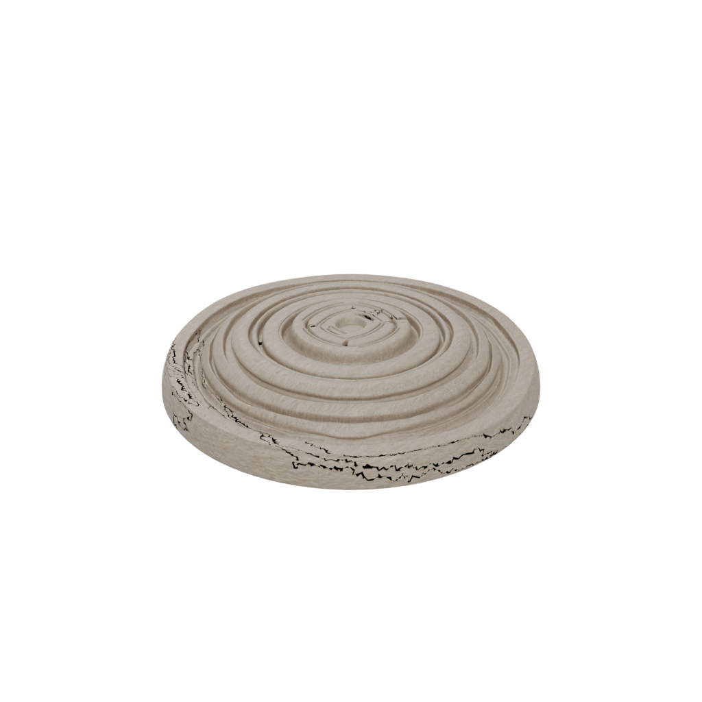 Woodgrain Pocket Rolling Ball Track Coin