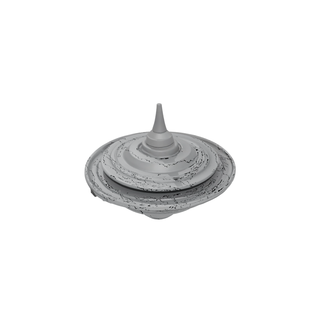 Woodgrain Pocket Spinning Top Set