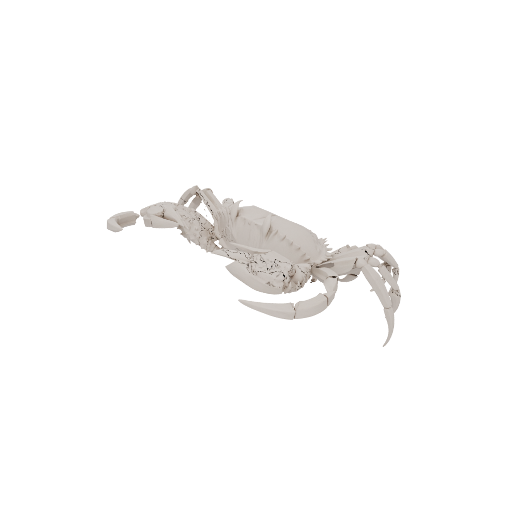 Woodgrain Big Articulated Crab