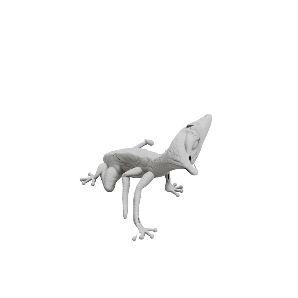 Woodgrain Big Articulated Gecko
