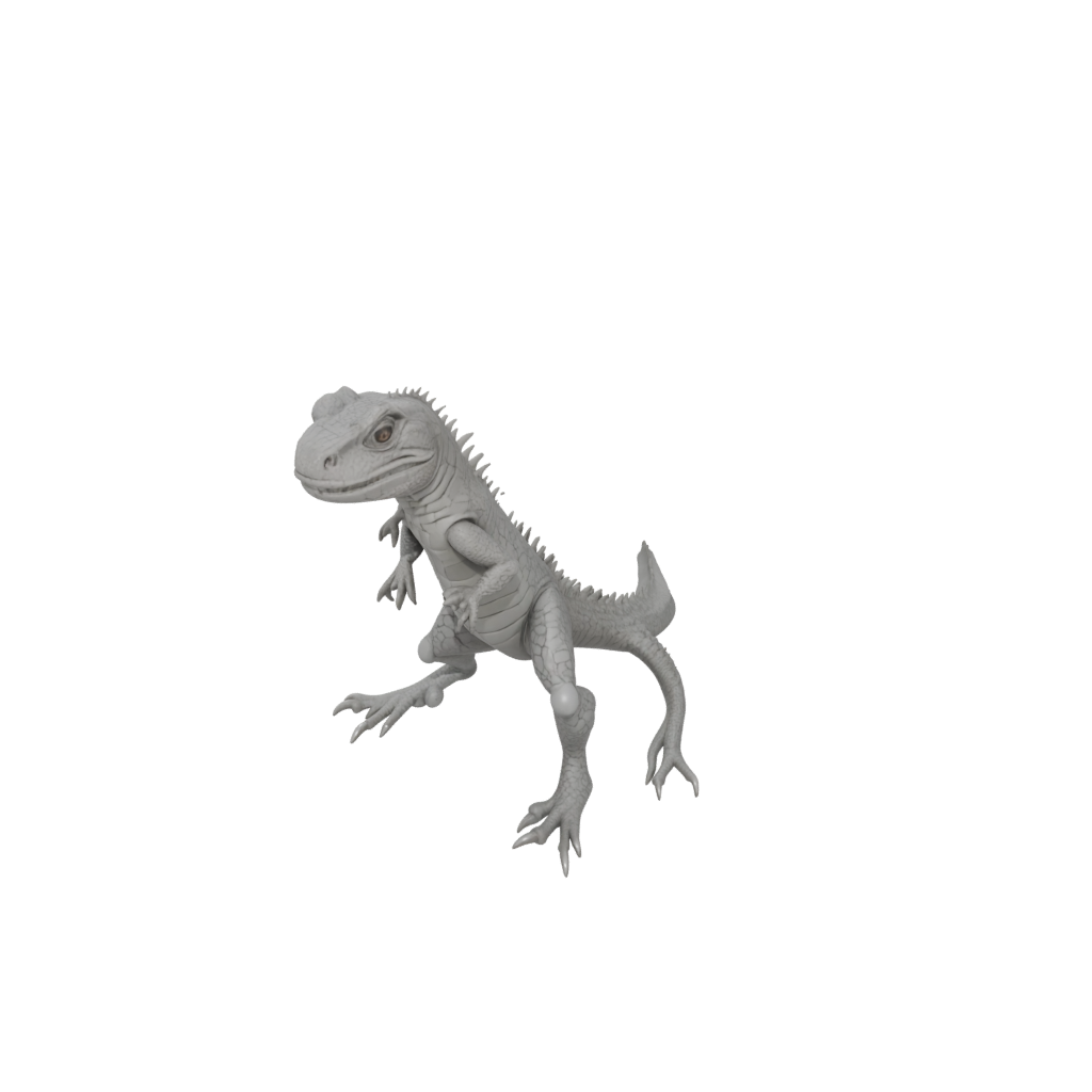 Woodgrain Big Articulated Lizard