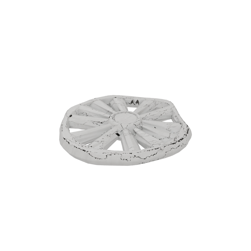 Woodgrain Big Rolling Hex Spinner
