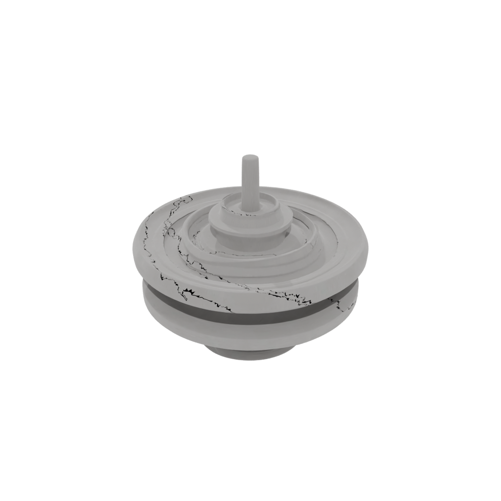 Woodgrain Big Spinning Top Set