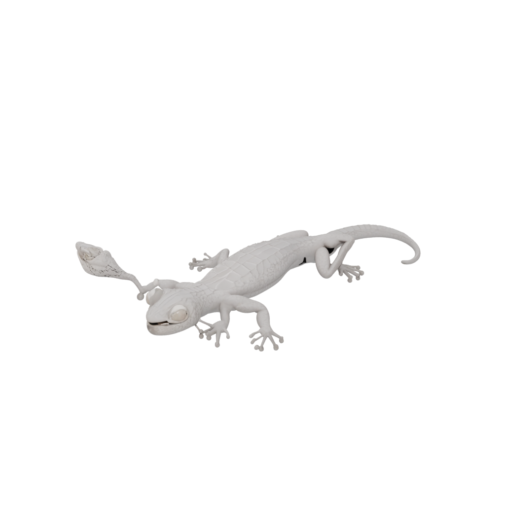 Woodgrain Soft Articulated Gecko