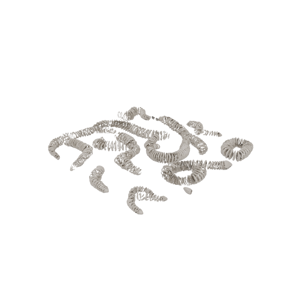 Woodgrain Soft Articulated Millipede
