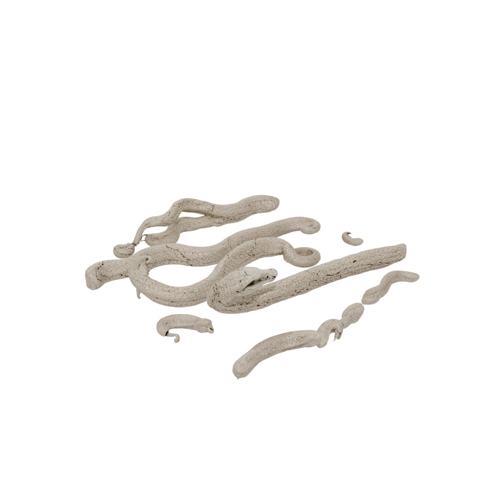 Woodgrain Soft Articulated Snake Long