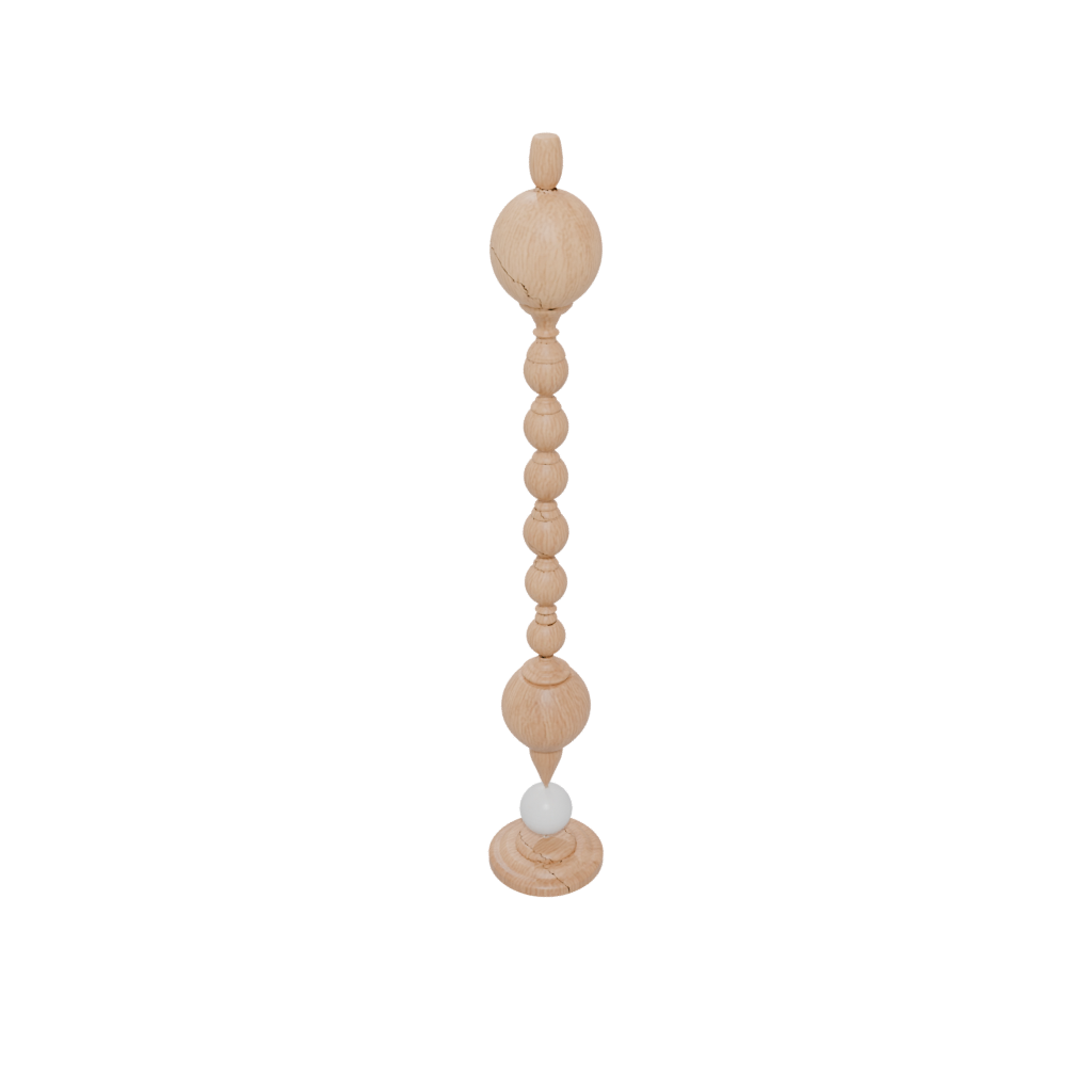 Woodgrain Soft Click-Clack Pendulum Toy