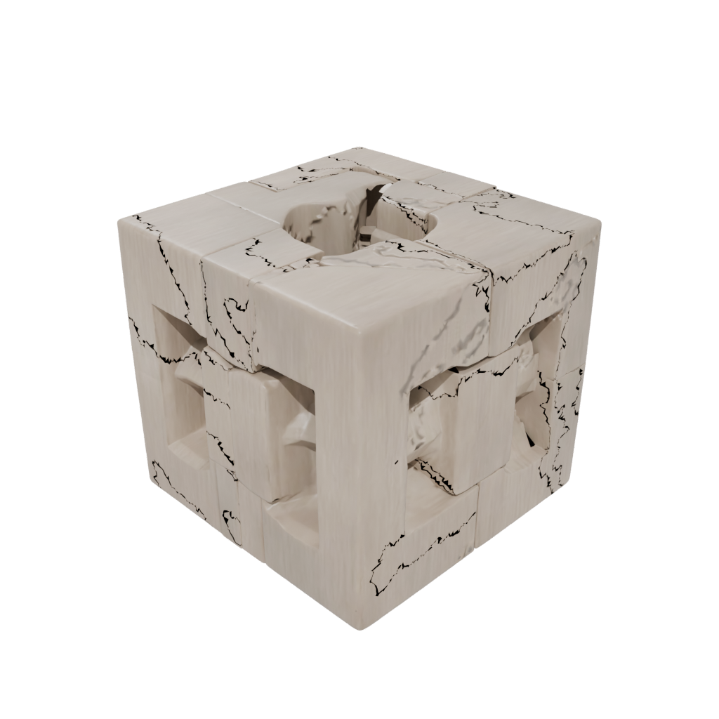 Woodgrain Soft Infinity Flip Cube