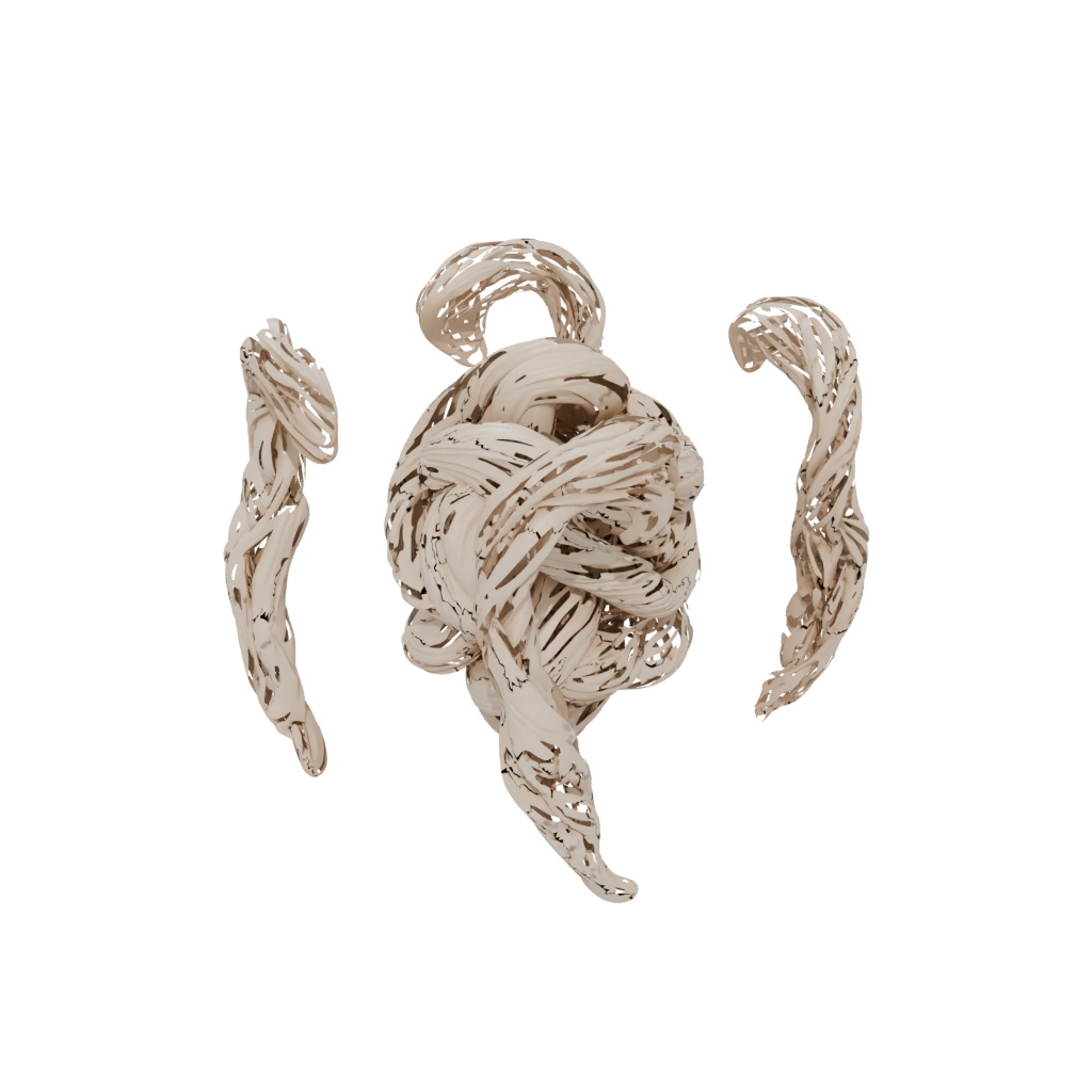 Woodgrain Soft Twisty Helix Toy