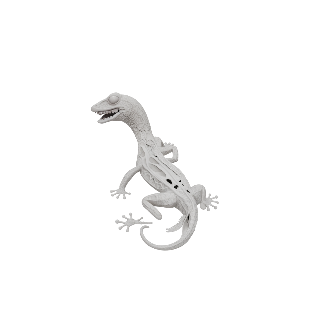 Woodgrain Articulated Gecko