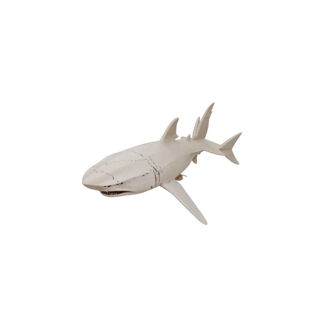 Woodgrain Articulated Shark