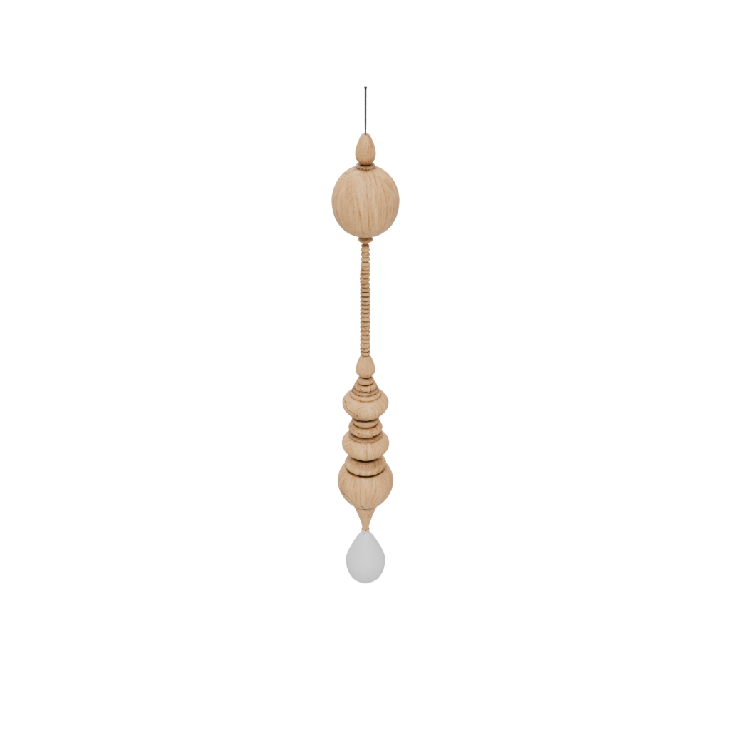 Woodgrain Click-Clack Pendulum Toy