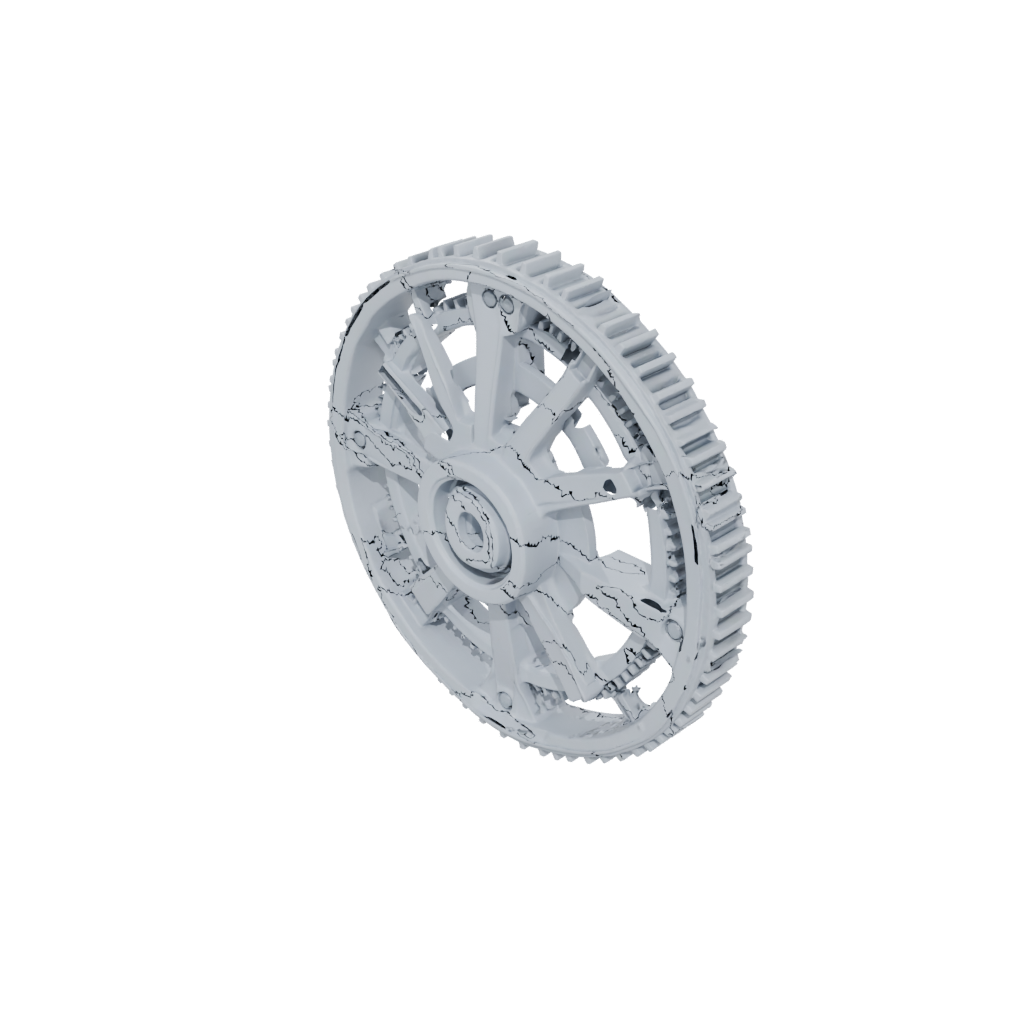 Woodgrain Ratchet Click Wheel