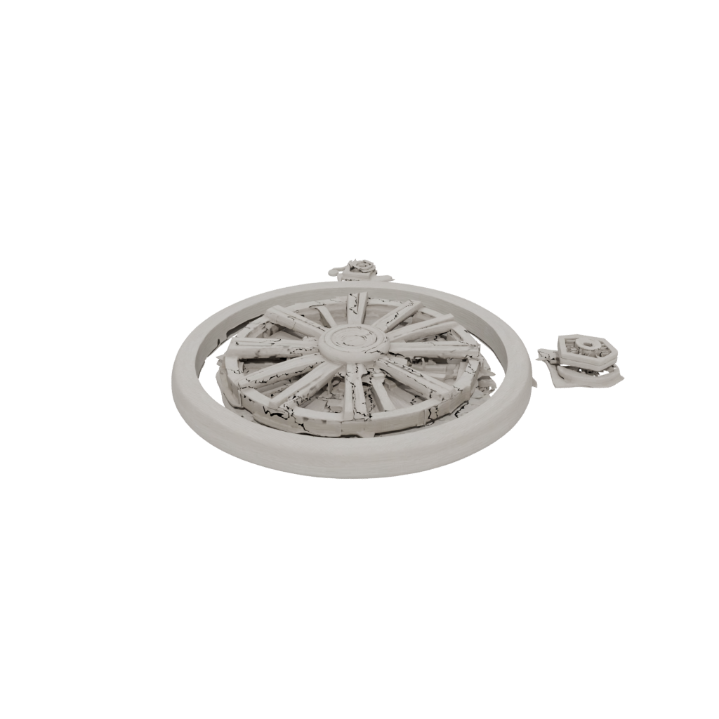 Woodgrain Rolling Hex Spinner