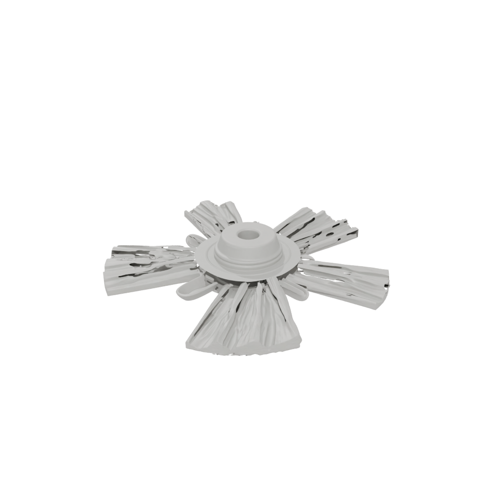 Woodgrain Three-Prong Spinner