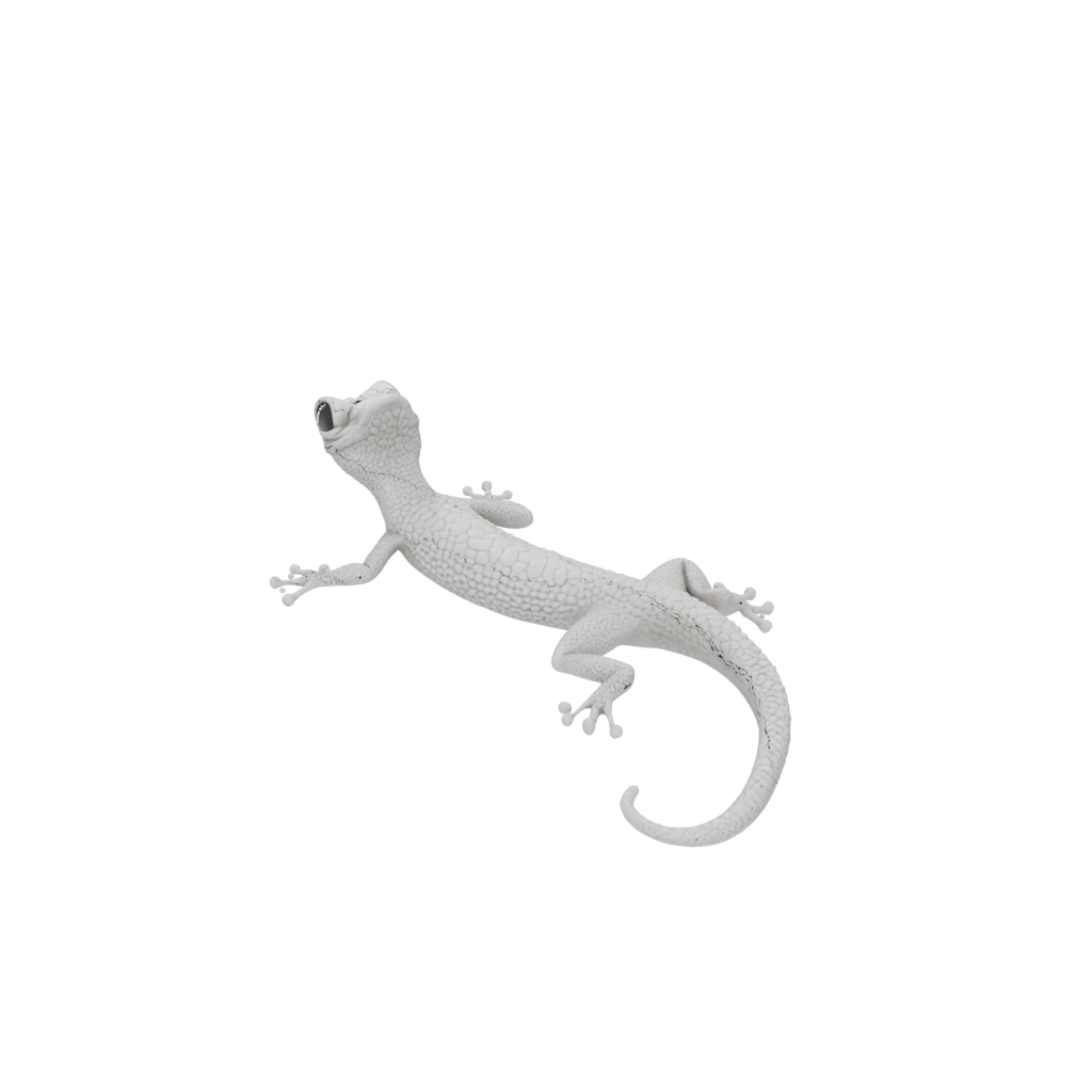 Woodgrain Textured Articulated Gecko