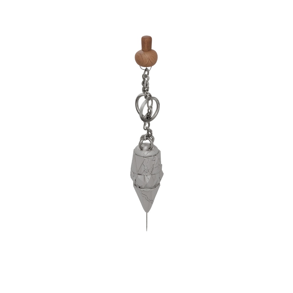 Woodgrain Textured Click-Clack Pendulum Toy