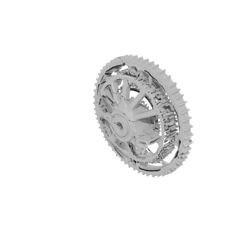 Woodgrain Textured Gear-Train Fidget