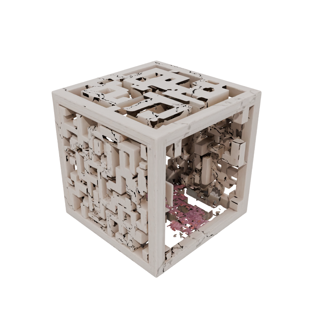 Woodgrain Textured Marble Maze Pocket Puzzle