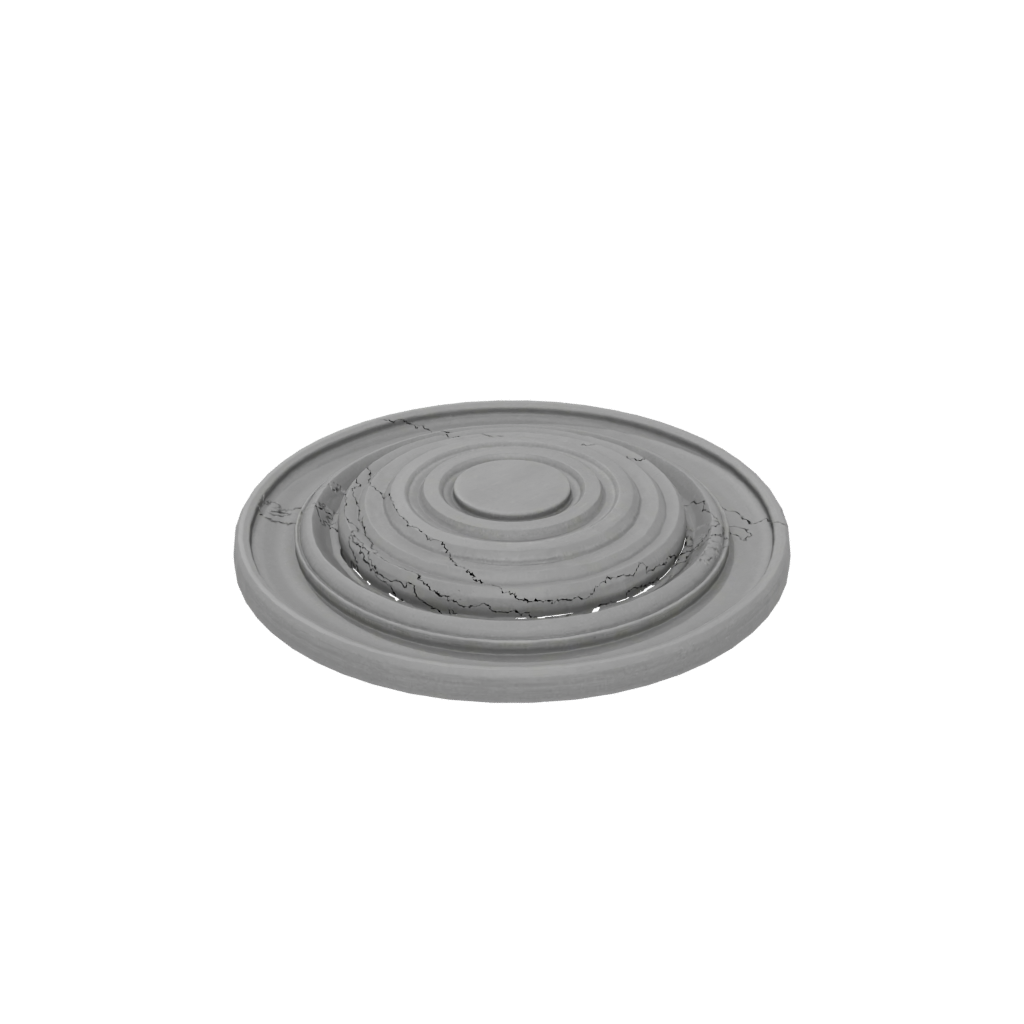 Woodgrain Textured Rolling Ball Track Coin