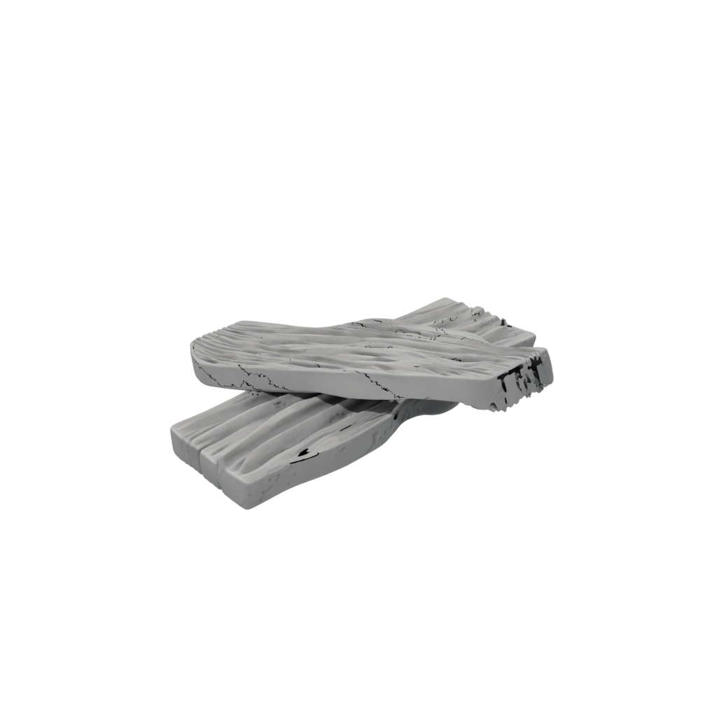 Woodgrain Textured Tri-Bar Flip Toy