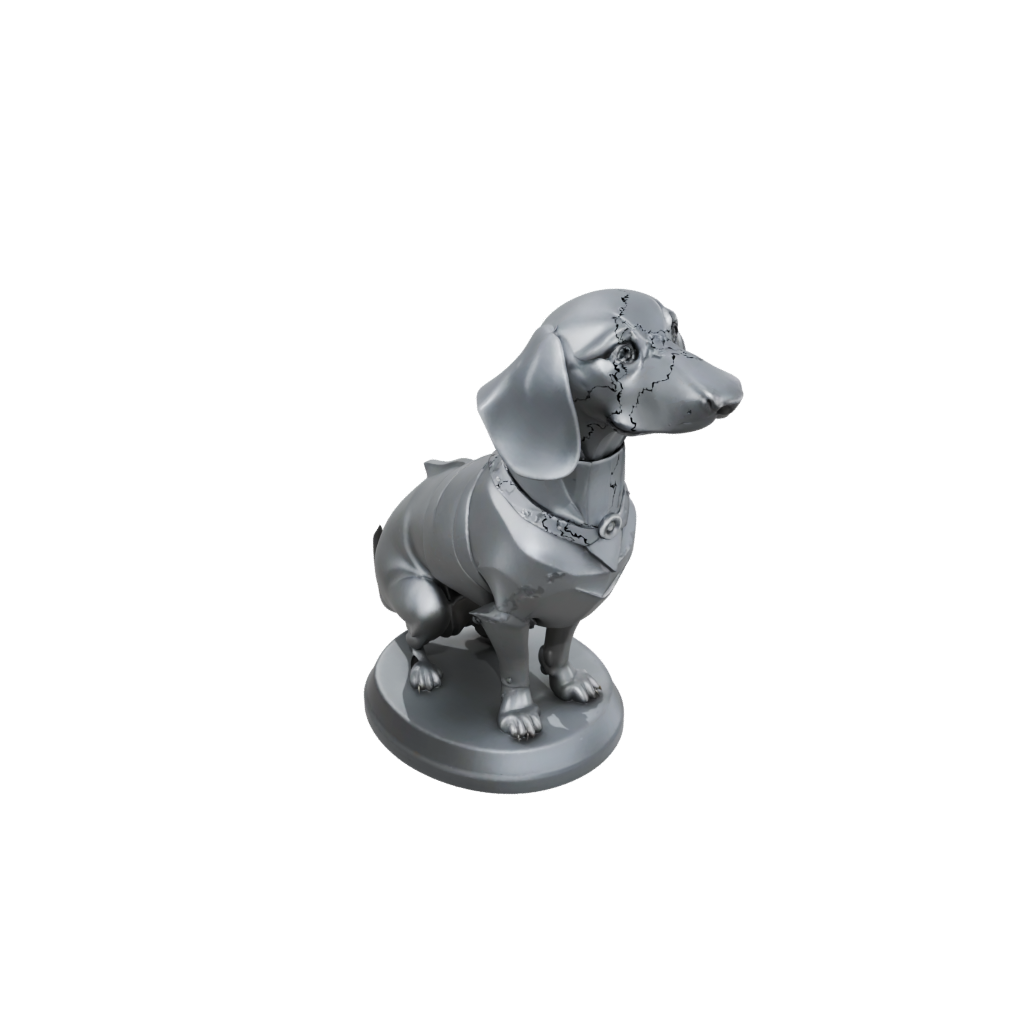 Armored Flexi Dachshund Dog