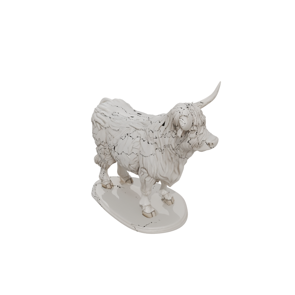 Armored Flexi Highland Cow