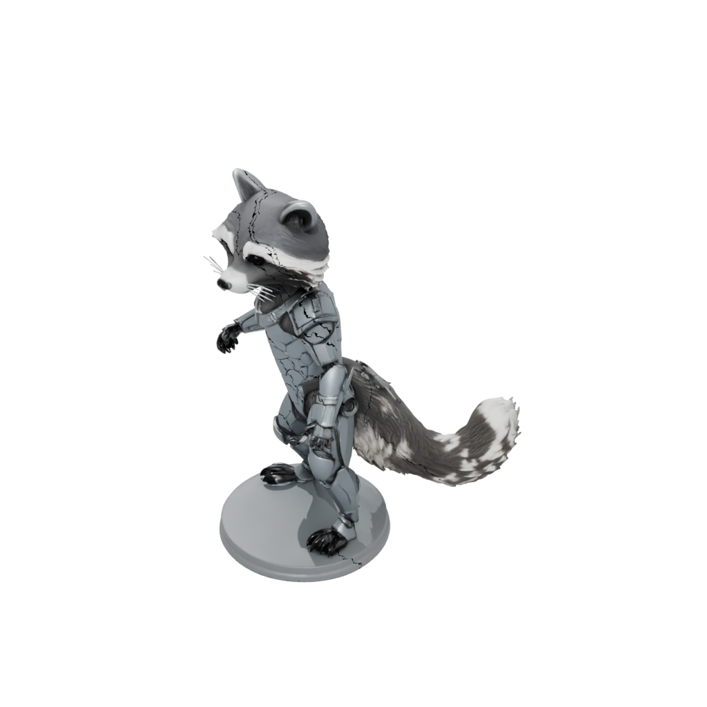 Armored Flexi Raccoon
