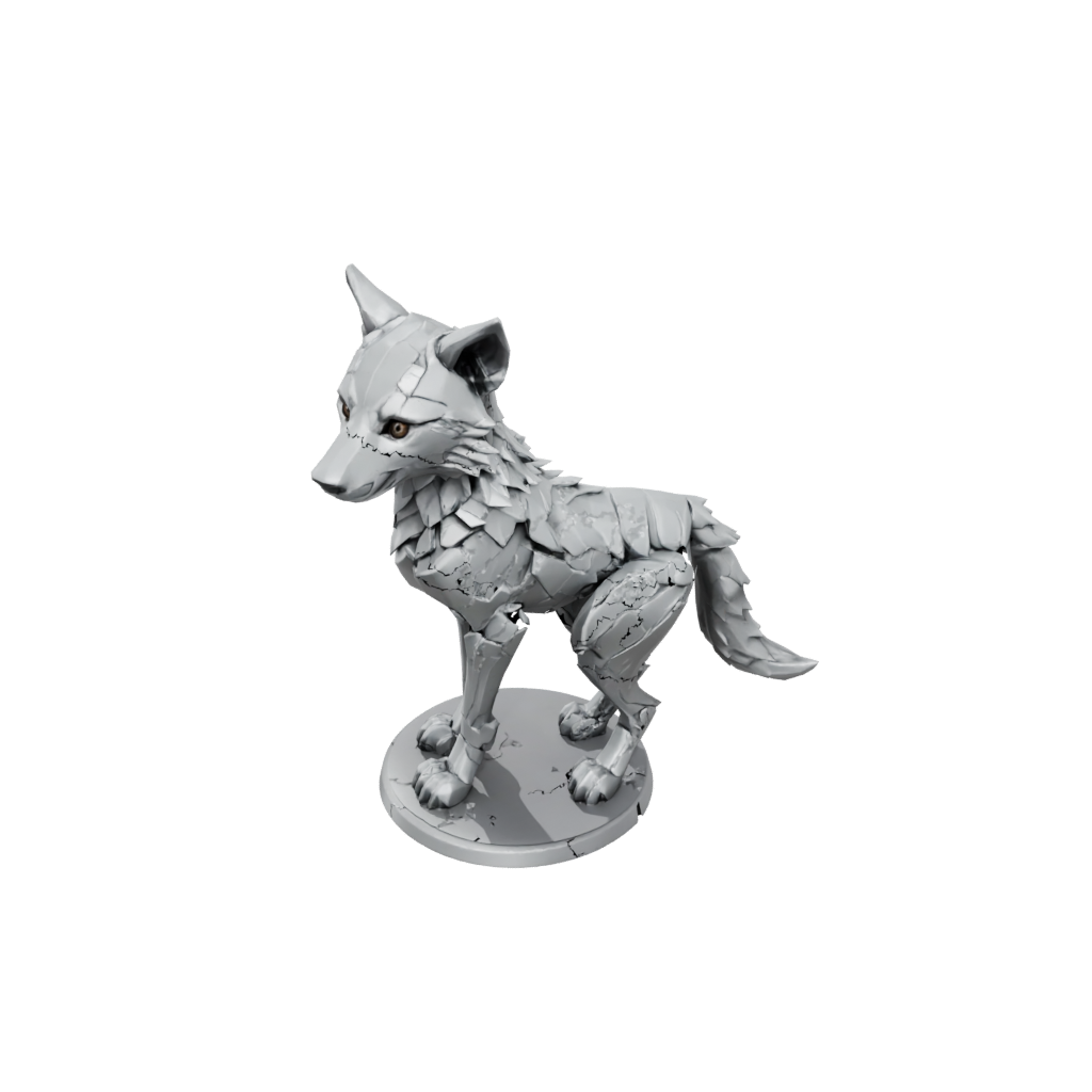 Armored Flexi Wolf Pup