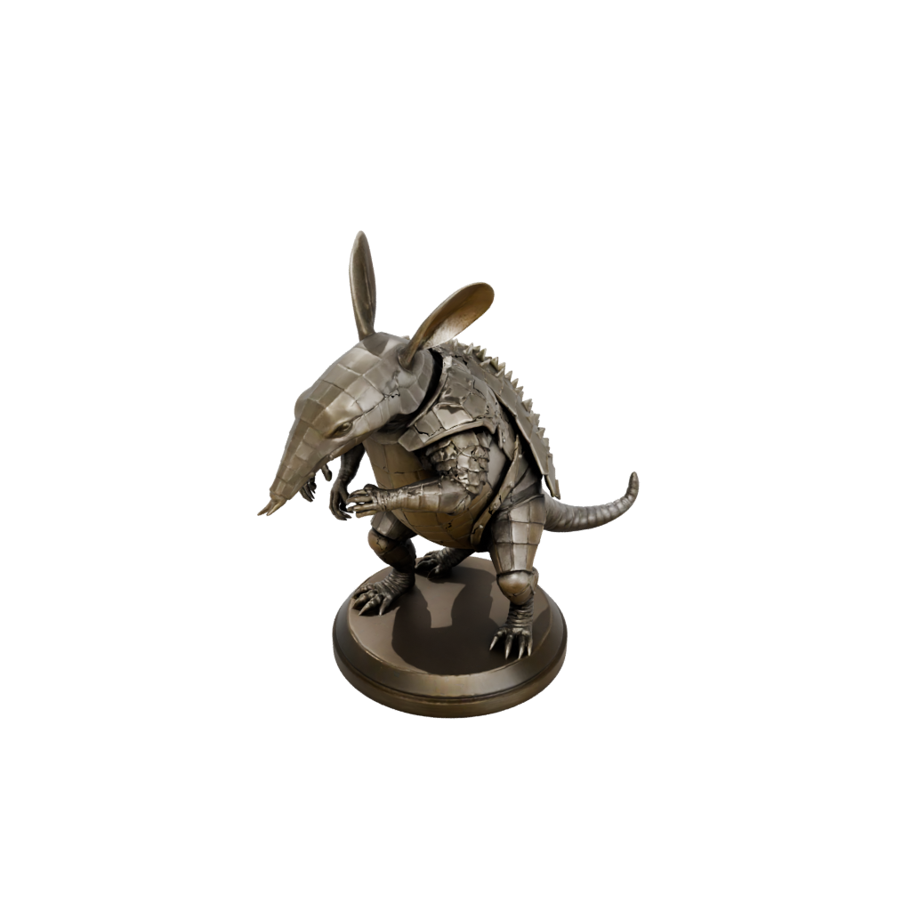 Bronze Armored Flexi Armadillo
