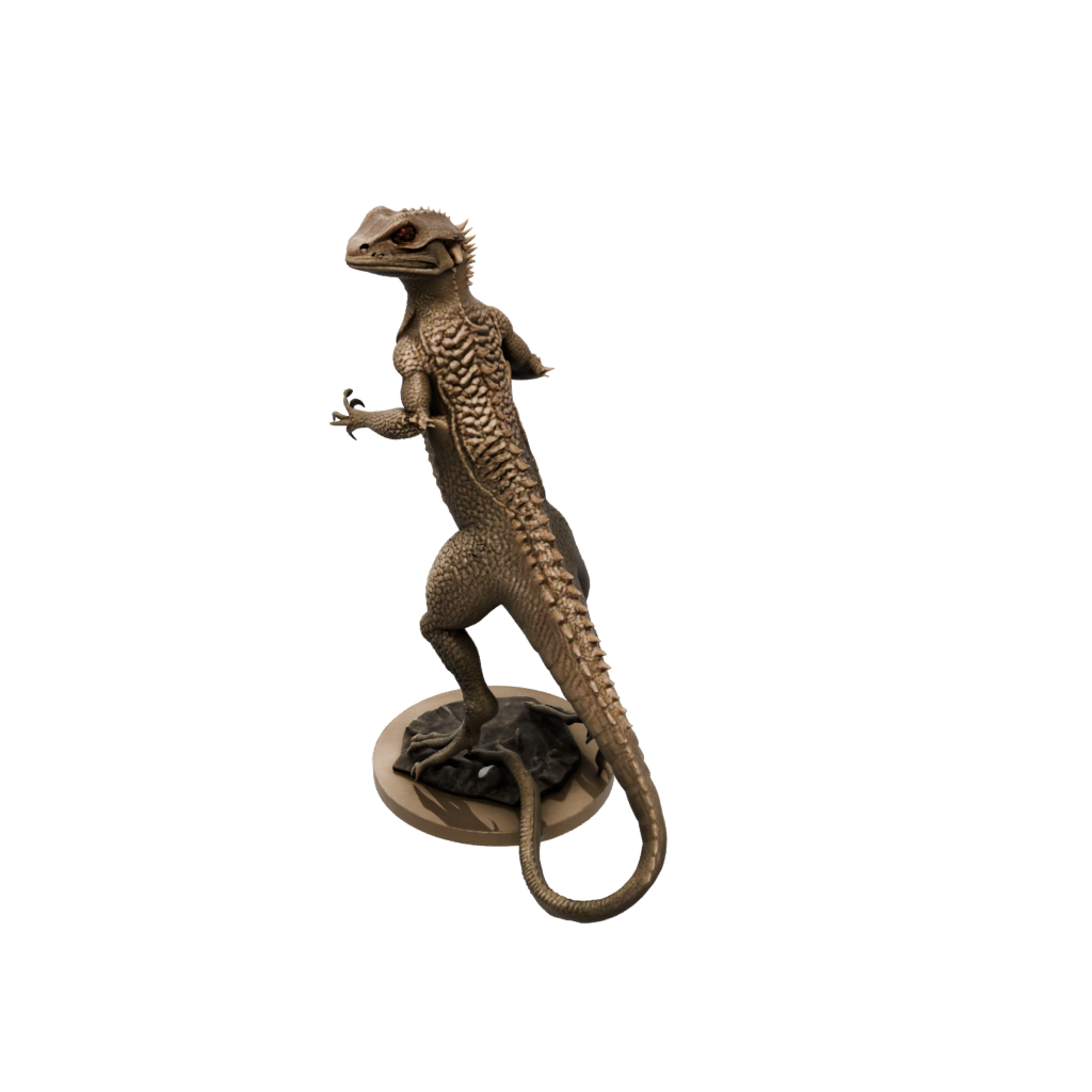 Bronze Armored Flexi Bearded Dragon