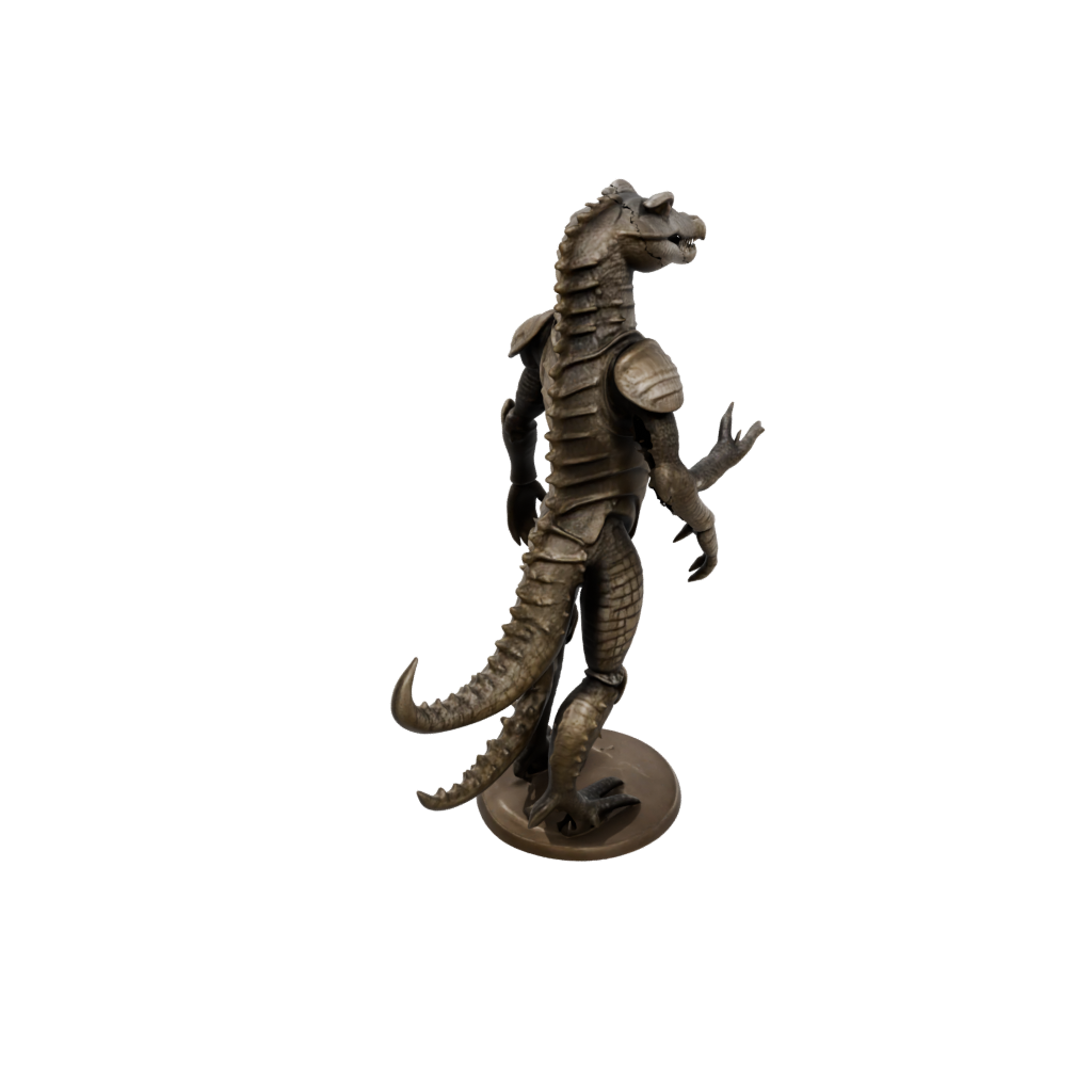 Bronze Armored Flexi Crocodile