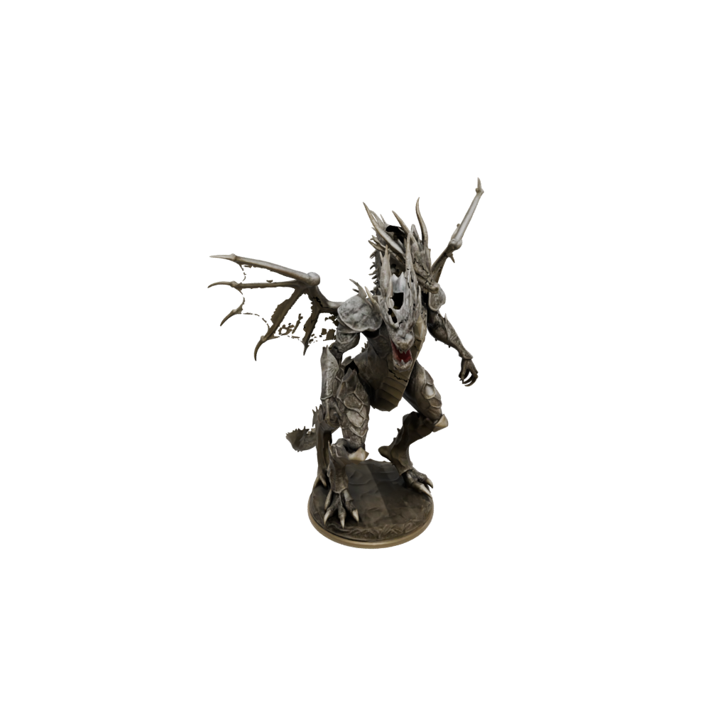 Bronze Armored Flexi Dragon